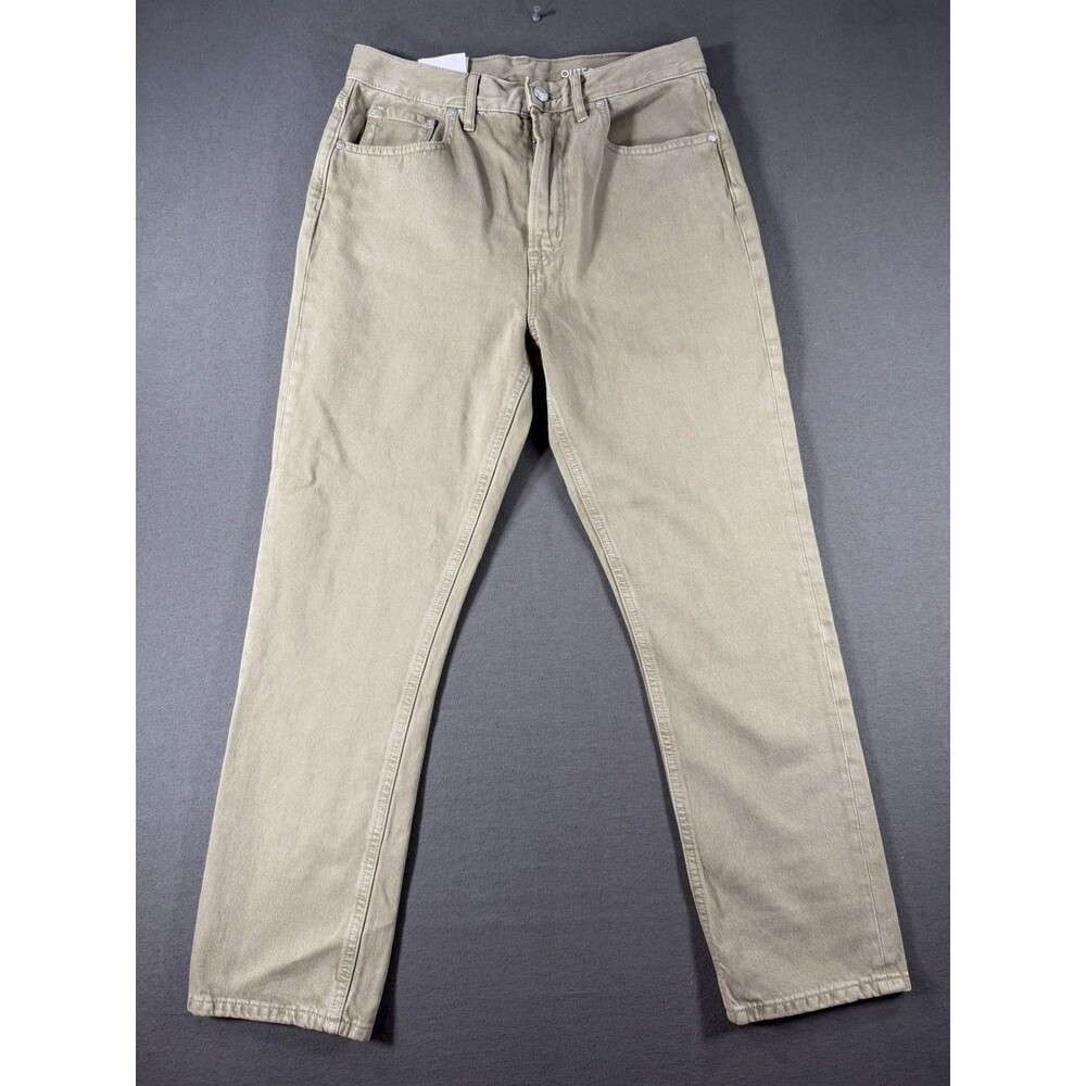 Outerknown Sea Jeans Women 28 Dune High Rise Slim Fit Denim Organic cotton NEW